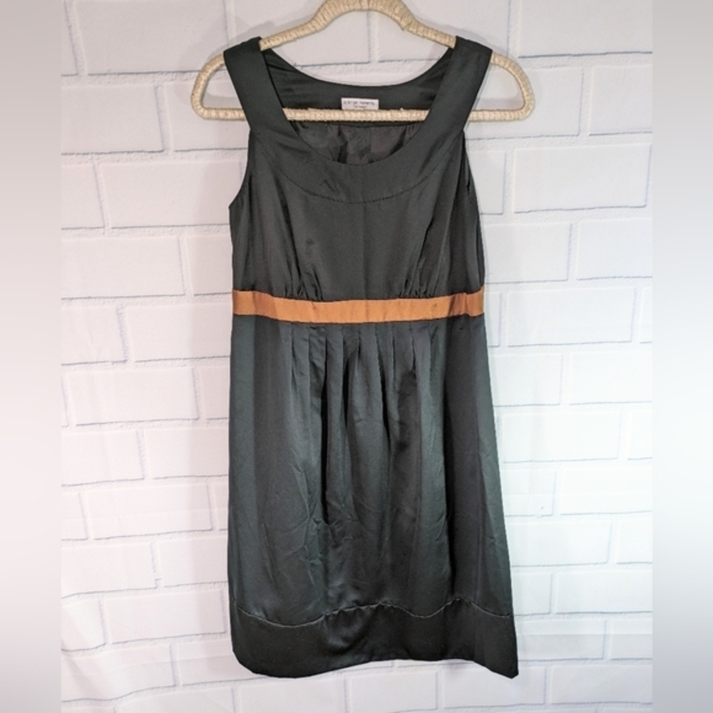 Liz Lange Black Silky A-Line Maternity Dress